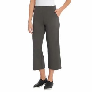 Sentimental New York Ladies Soft Touch Pull on Capri Smoke Gray Small NWT